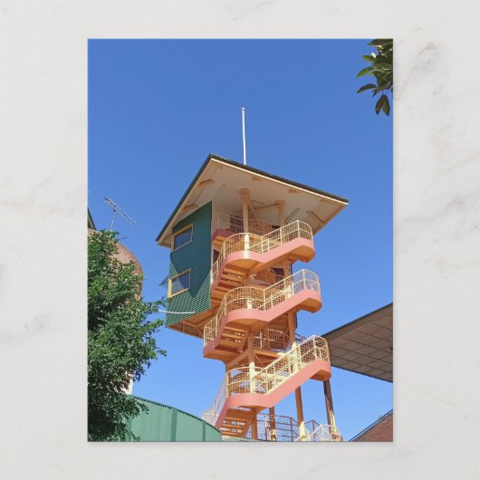 Sydney Mitte des Jahrhunderts Moderner Turm Postkarte (Vorderseite)