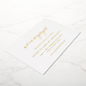 Sydney Modern Wedding rettet das Datum Folieneinladung (Gedreht)