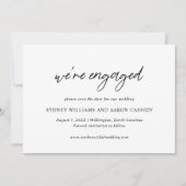 Sydney Modern Wedding Save The Date (Vorderseite)