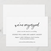 Sydney Modern Wedding Save The Date (Vorne/Hinten)