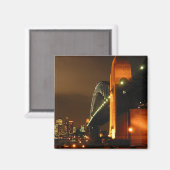 Sydney Nacht Magnet (Vorderseite/Rückseite)