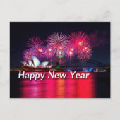 Sydney Neujahrsfeuerwerk Postkarte (Vorderseite)