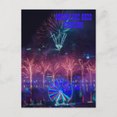 Sydney New Year Postkarte (Vorderseite)