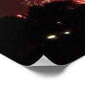 Sydney New Year's Eve Fireworks Poster (Ecke)