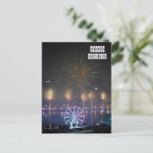 Sydney New Year's Eve Postkarte (Stehend Vorderseite)