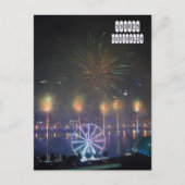 Sydney New Year's Eve Postkarte (Vorderseite)