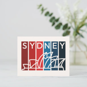 Sydney Opera Abstraktes Kunstmuseum Postkarte