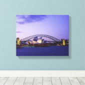Sydney Opera House and Harbour, New South 2 Leinwanddruck (Insitu (Holzboden))