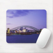 Sydney Opera House and Harbour, New South 2 Mousepad (Mit Mouse)