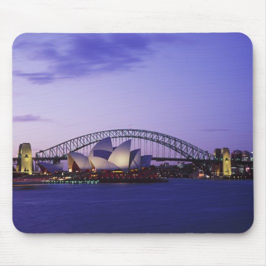 Sydney Opera House and Harbour, New South 2 Mousepad (Vorne)