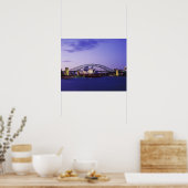Sydney Opera House and Harbour, New South 2 Poster (Küche)