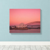 Sydney Opera House and Harbour, New South Leinwanddruck (Insitu (Holzboden))