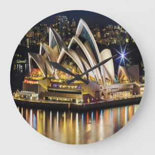 Sydney - OPERA HOUSE - Ansicht Große Wanduhr