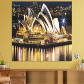 Sydney - OPERA HOUSE - Ansicht Leinwanddruck (Insitu (Wohnzimmer))