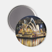 Sydney - OPERA HOUSE - Ansicht Magnet (Vorderseite/Rückseite)