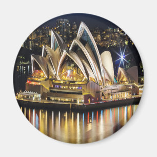 Sydney - OPERA HOUSE - Ansicht Magnet