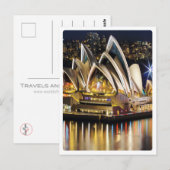 Sydney - OPERA HOUSE - Ansicht Postkarte (Vorne/Hinten)