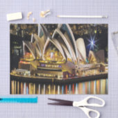 Sydney - OPERA HOUSE - Ansicht Seidenpapier (Handwerk)