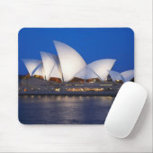Sydney Opera House at Night, Sydney, New South Mousepad (Mit Mouse)