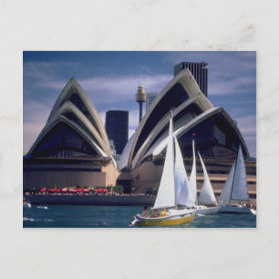 Sydney Opera House aus dem Hafen, New South Wale Postkarte