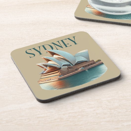 Sydney Opera House Australia Getränkeuntersetzer (Linke Seite)