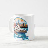 Sydney Opera House Australia Kaffeetasse (Vorderseite Links)