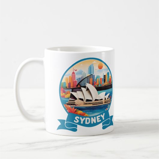Sydney Opera House Australia Kaffeetasse (Links)