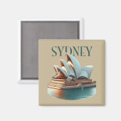 Sydney Opera House Australia Magnet (Vorderseite/Rückseite)