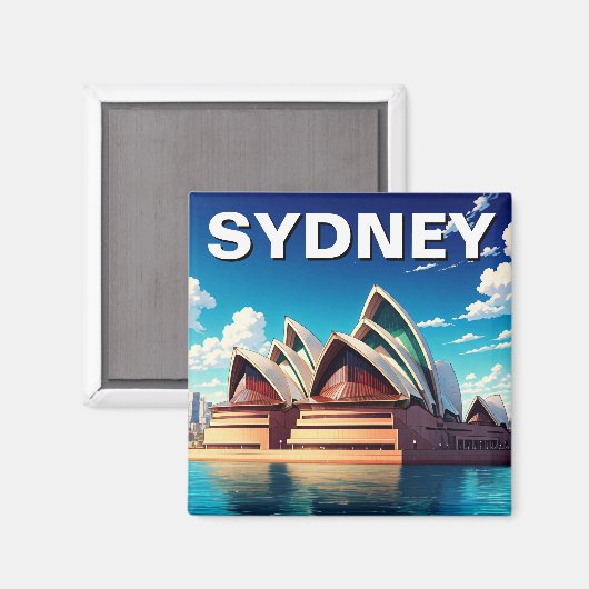 Sydney Opera House Australia Magnet (Vorderseite/Rückseite)