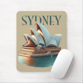 Sydney Opera House Australia Mousepad (Mit Mouse)