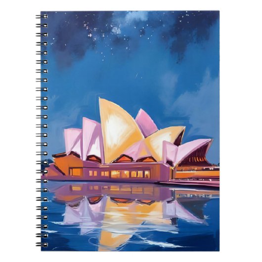 Sydney Opera House, Australia Painting Notizblock (Vorderseite)