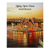 Sydney Opera House, Australia Poster (Vorderseite)