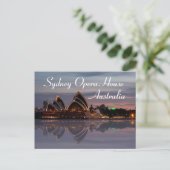 Sydney Opera House Australia Postkarte (Stehend Vorderseite)