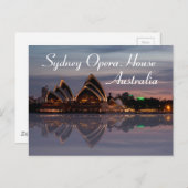 Sydney Opera House Australia Postkarte (Vorne/Hinten)