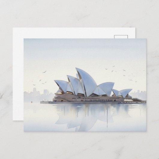 Sydney Opera House Australia Postkarte (Vorne/Hinten)