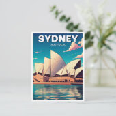Sydney Opera House Australia Postkarte (Stehend Vorderseite)