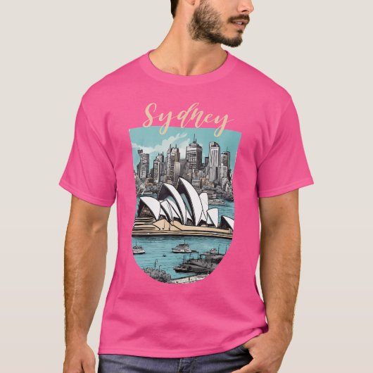 Sydney Opera House Australia T-Shirt (Vorderseite)