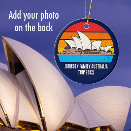 Sydney Opera House Australia Trip Custom Foto Keramik Ornament
