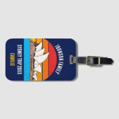 Sydney Opera House Australia Vacation Blue Gepäckanhänger (Vorderseite (Horizontal))