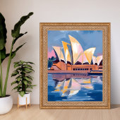 Sydney Opera House Australien Aquarell Poster