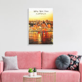 Sydney Opera House, Australien Canvas Print Leinwanddruck (Insitu (Wohnzimmer))
