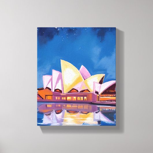 Sydney Opera House, Australien Gemälde Leinwanddruck (Vorderseite)