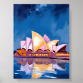 Sydney Opera House, Australien Gemälde Poster (Vorne)
