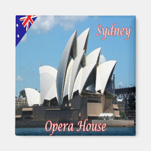 SYDNEY, OPERA HOUSE, Australien, Kühlschrank Magnet