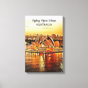 Sydney Opera House, Australien Leinwanddruck