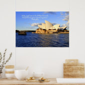 Sydney Opera House, Australien Poster (Küche)