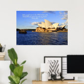 Sydney Opera House, Australien Poster (Heimbüro)