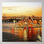Sydney Opera House, Australien Poster (Vorne)