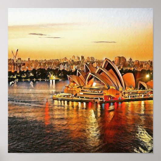 Sydney Opera House, Australien Poster (Vorne)