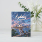 Sydney Opera House Australien Postkarte (Stehend Vorderseite)